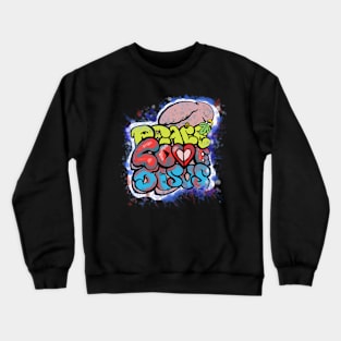 Peace love Jesus Crewneck Sweatshirt